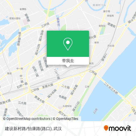 建设新村路/怡康路(路口)地图