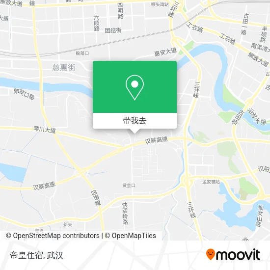 帝皇住宿地图
