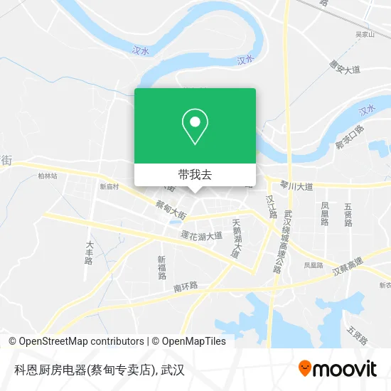 科恩厨房电器(蔡甸专卖店)地图