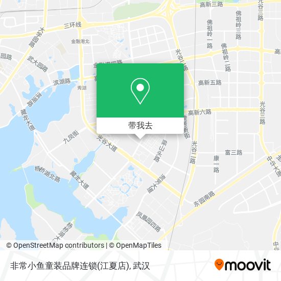 非常小鱼童装品牌连锁(江夏店)地图