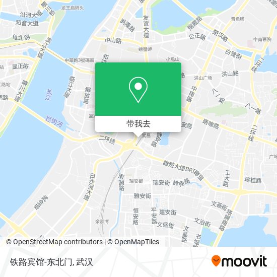 铁路宾馆-东北门地图