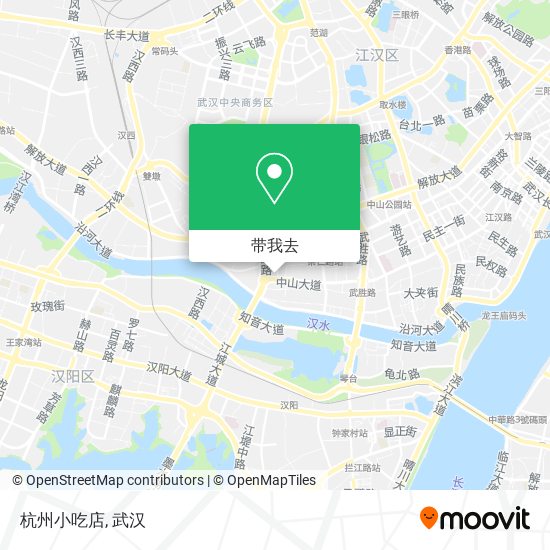 杭州小吃店地图