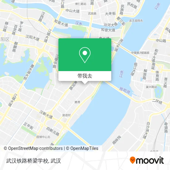 武汉铁路桥梁学校地图