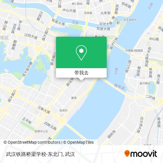 武汉铁路桥梁学校-东北门地图
