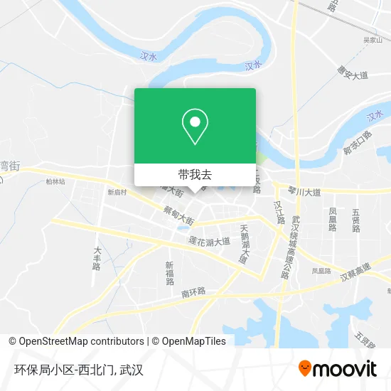 环保局小区-西北门地图