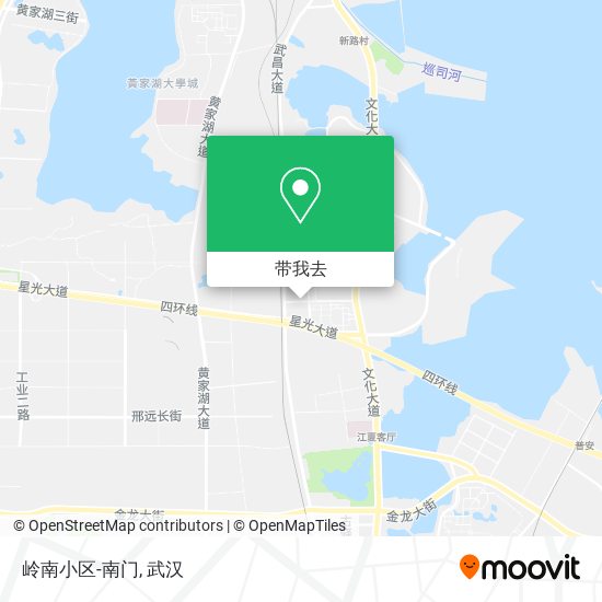 岭南小区-南门地图