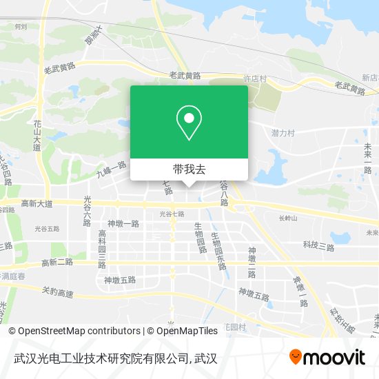 武汉光电工业技术研究院有限公司地图