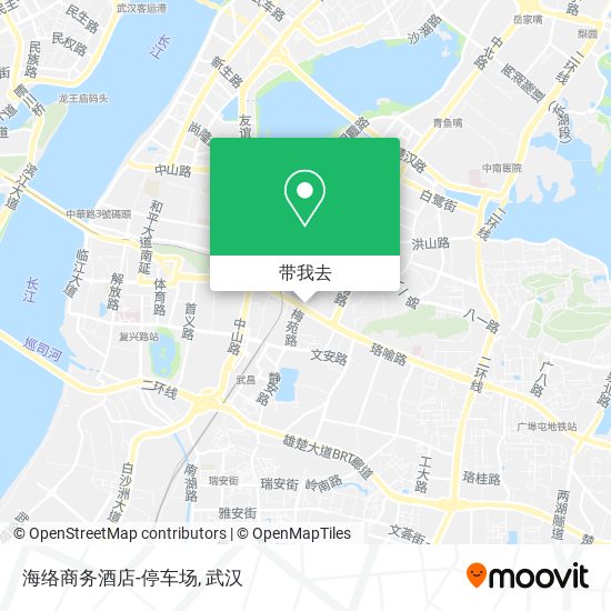 海络商务酒店-停车场地图