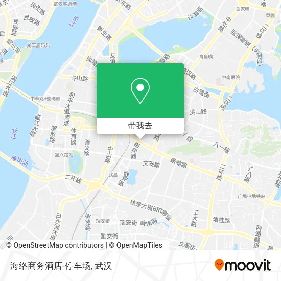 海络商务酒店-停车场地图