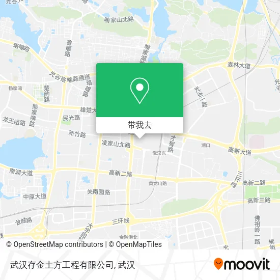 武汉存金土方工程有限公司地图