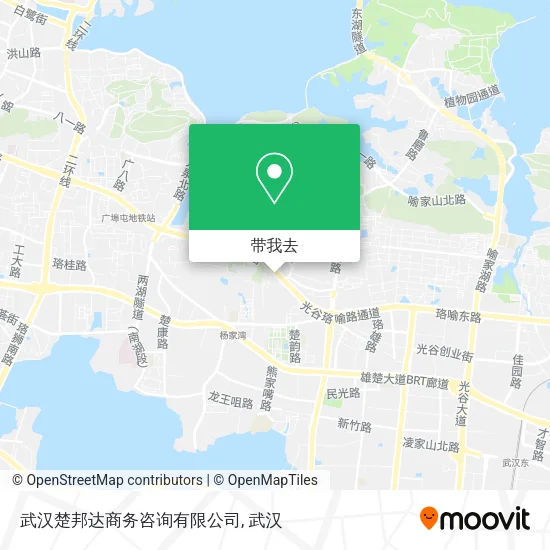 武汉楚邦达商务咨询有限公司地图