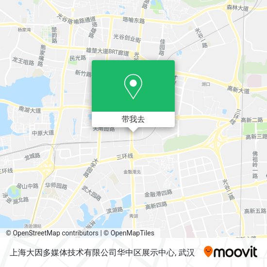 上海大因多媒体技术有限公司华中区展示中心地图