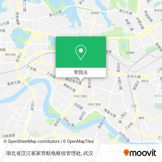 湖北省汉江崔家营航电枢纽管理处地图