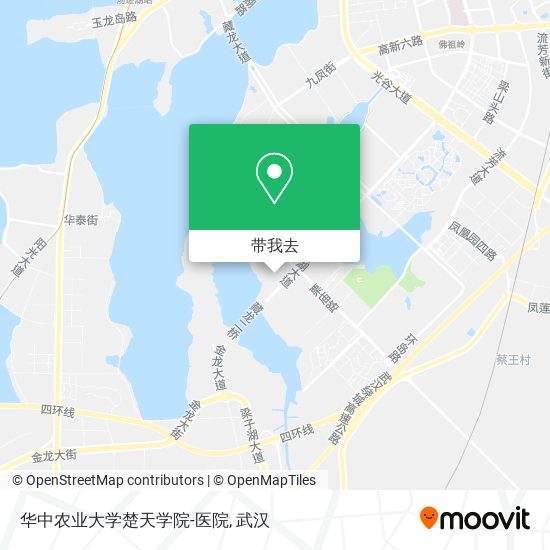 华中农业大学楚天学院-医院地图