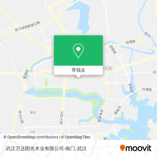 武汉万达阳光木业有限公司-南门地图
