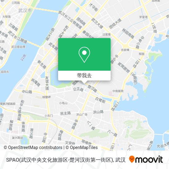 SPAO(武汉中央文化旅游区-楚河汉街第一街区)地图