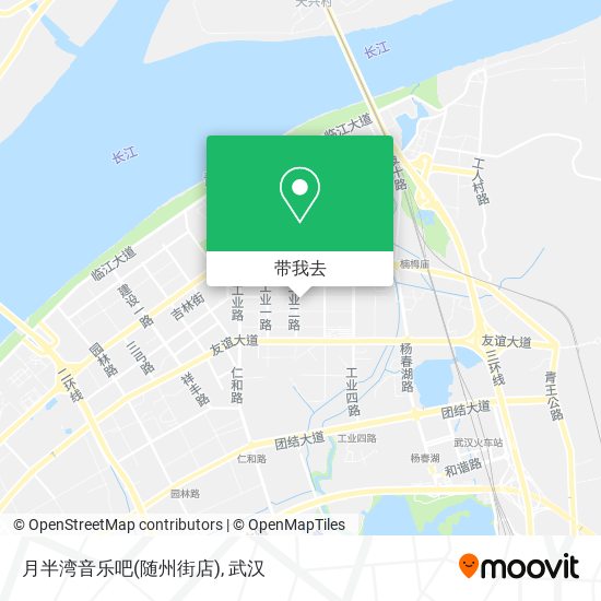 月半湾音乐吧(随州街店)地图