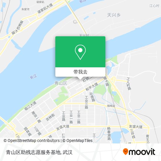 青山区助残志愿服务基地地图