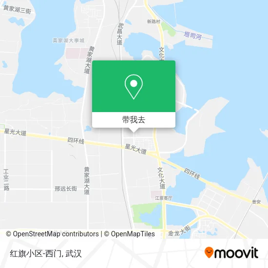 红旗小区-西门地图