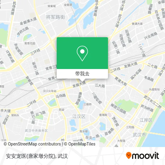 安安宠医(唐家墩分院)地图