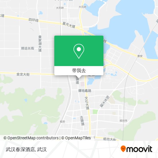 武汉春深酒店地图
