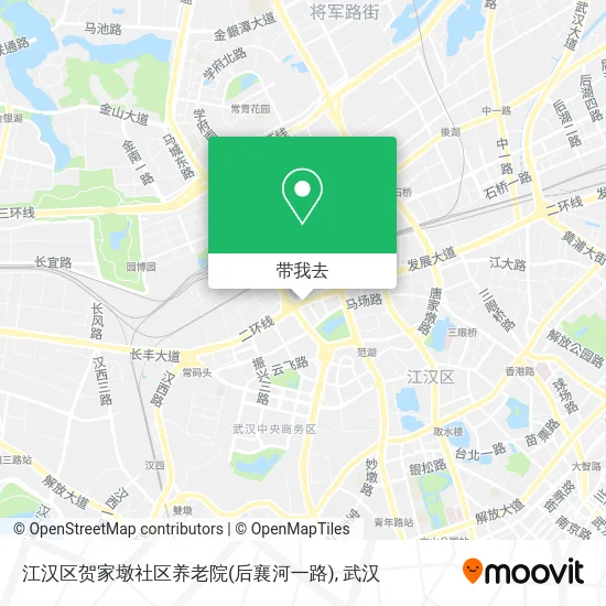 江汉区贺家墩社区养老院(后襄河一路)地图
