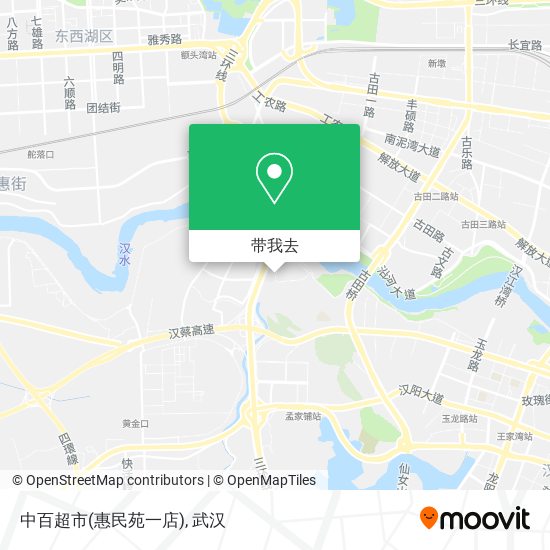 中百超市(惠民苑一店)地图
