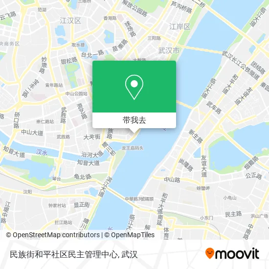 民族街和平社区民主管理中心地图