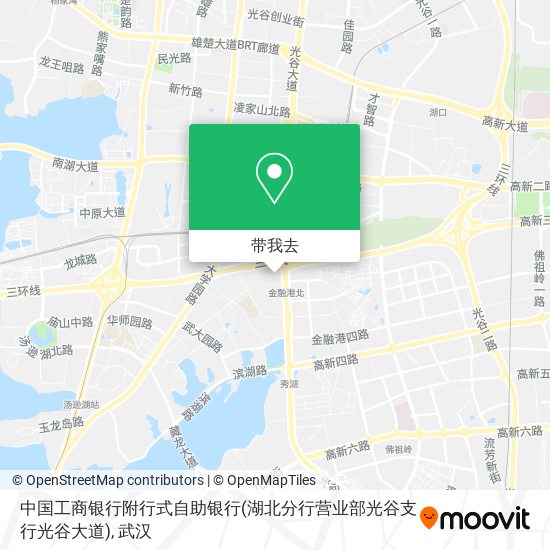 中国工商银行附行式自助银行(湖北分行营业部光谷支行光谷大道)地图