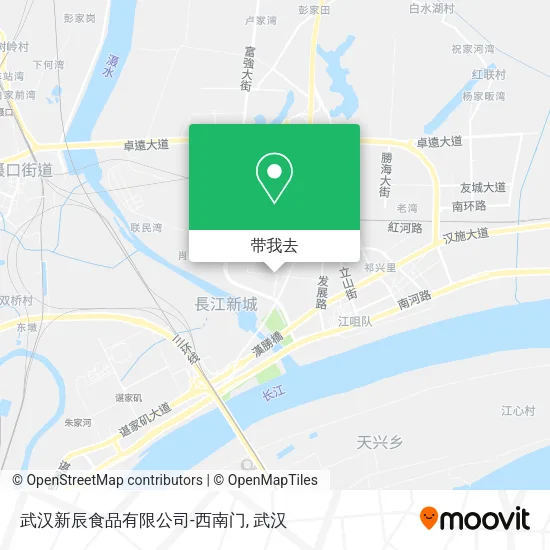 武汉新辰食品有限公司-西南门地图