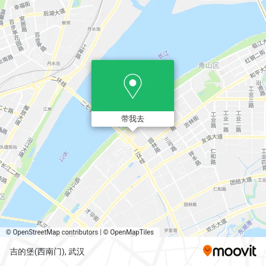 吉的堡(西南门)地图