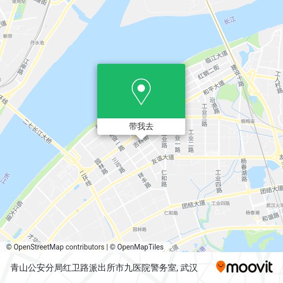 青山公安分局红卫路派出所市九医院警务室地图