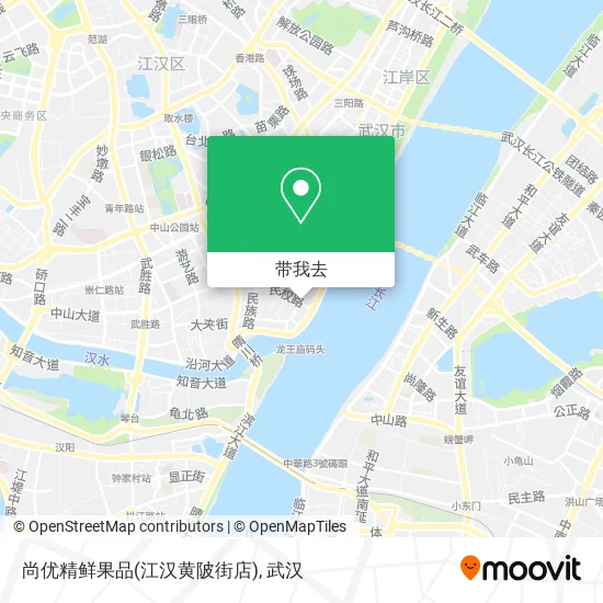 尚优精鲜果品(江汉黄陂街店)地图