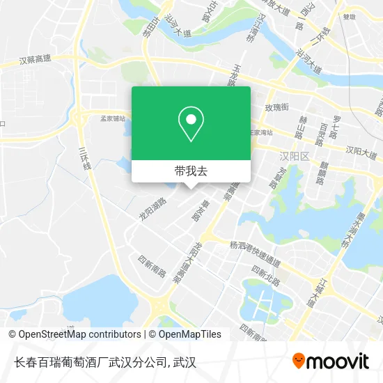 长春百瑞葡萄酒厂武汉分公司地图