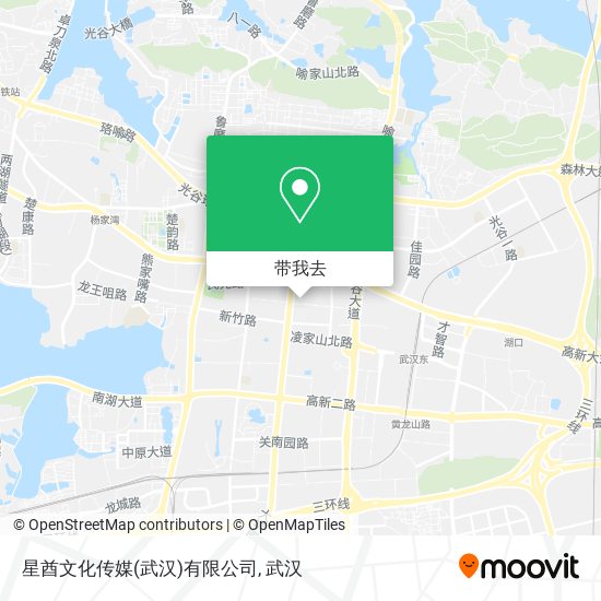 星酋文化传媒(武汉)有限公司地图