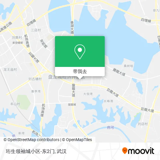 珩生领袖城小区-东2门地图