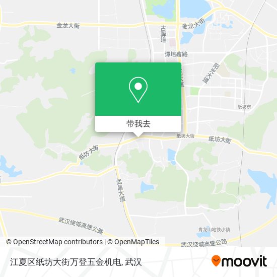 江夏区纸坊大街万登五金机电地图