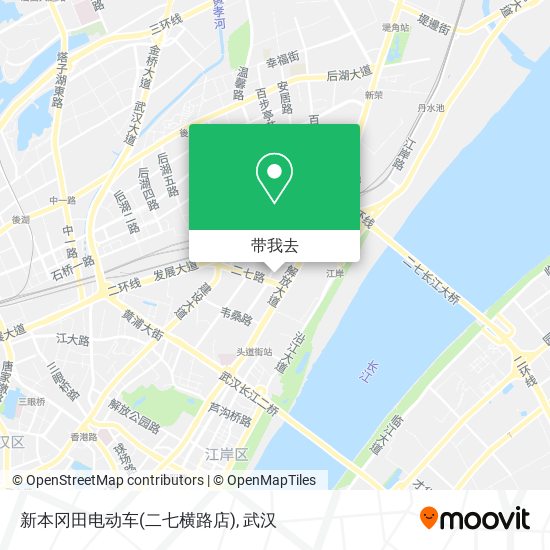 新本冈田电动车(二七横路店)地图