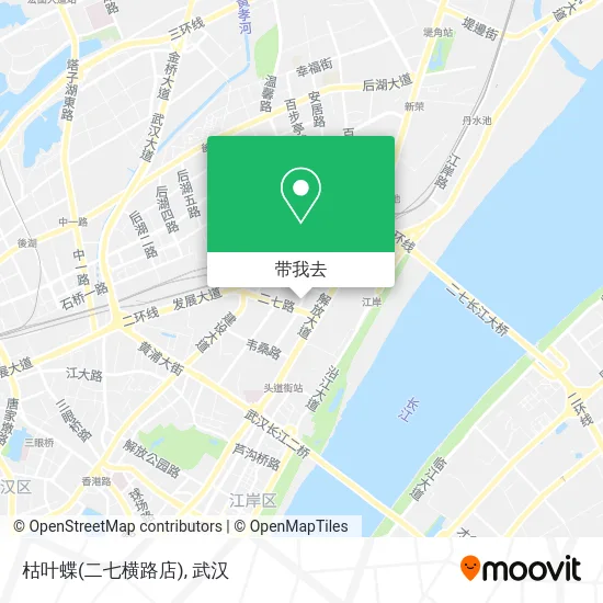 枯叶蝶(二七横路店)地图