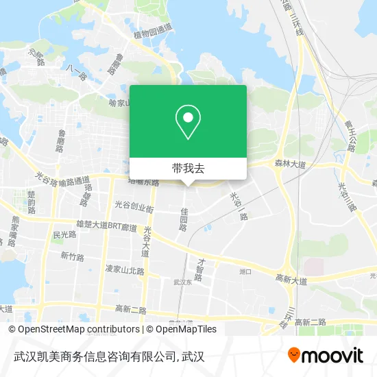 武汉凯美商务信息咨询有限公司地图