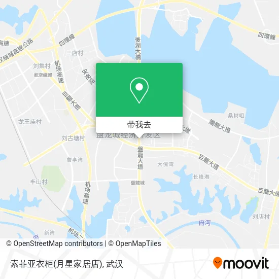 索菲亚衣柜(月星家居店)地图