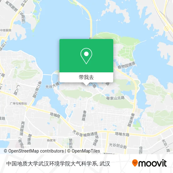 中国地质大学武汉环境学院大气科学系地图