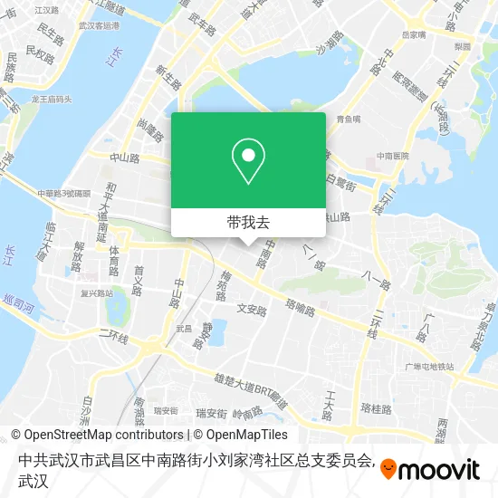 中共武汉市武昌区中南路街小刘家湾社区总支委员会地图
