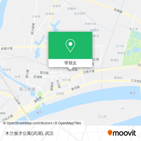 木兰俊才公寓(武湖)地图