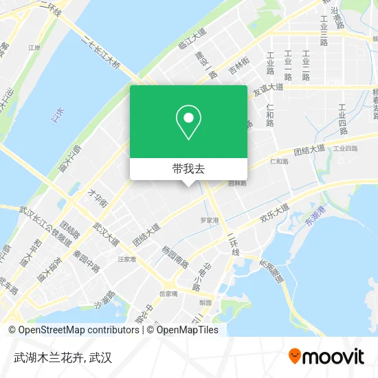 武湖木兰花卉地图