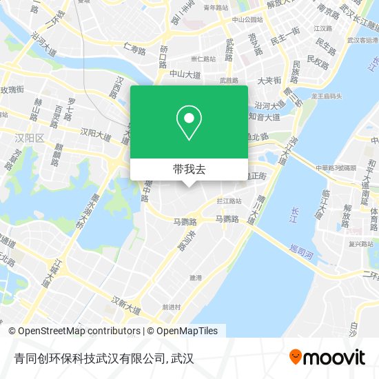 青同创环保科技武汉有限公司地图