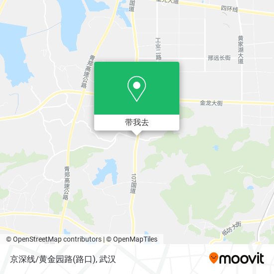 京深线/黄金园路(路口)地图