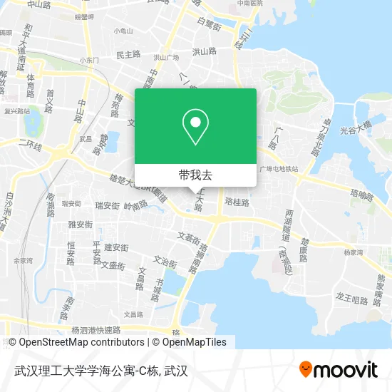 武汉理工大学学海公寓-C栋地图