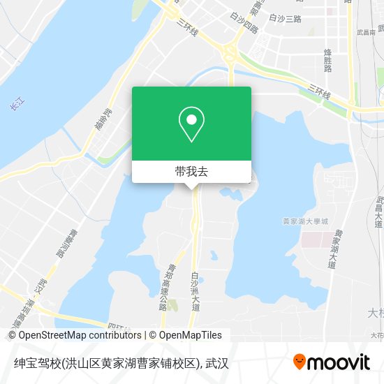 绅宝驾校(洪山区黄家湖曹家铺校区)地图