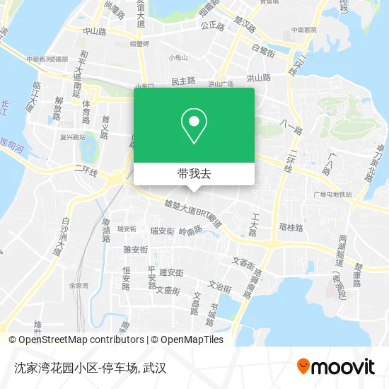 沈家湾花园小区-停车场地图